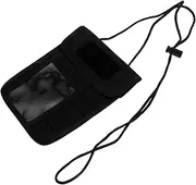 KALLORY Small Travel Wallet Portable Neck Hanging Bag Neck Bag Outdoor Cards Storage Bag Travel Cards Storage Pouch Cards Storage Bag