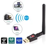 600Mbps USB Wireless Antenna WiFi Dongle Adapter For Windows XP/WIN7/8/10 /MAC