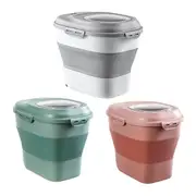 Large Capacity Pet Food Storage Box Foldable Design with Seal Lid
