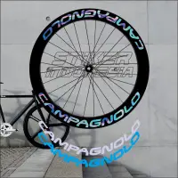 在飛比找蝦皮購物優惠-Campagnolo 700c 自行車輪輞貼紙 700c f