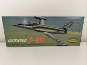 VTG 1958 Aurora 1/4" Scale Lockheed F-90 Fighter Jet Model Complete Sealed