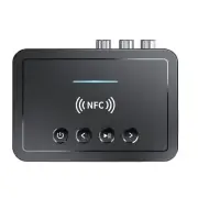 LED Display NFC Wireless Remote Bluetooth 5.0 Adapter Receiver FM Transmitter