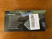 WOWOHE Digital Pocket Hi Precision Gram Scale Small Mini 0.01g Capacity 500G
