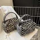 Skincare Organizer Leopard Makeup Bag Zipper Make Up Pouch Bag Girl