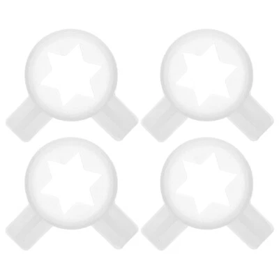 4 Pcs Ice Cream Machine Flower Mouth Commercial Maker Accessories