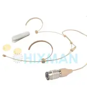 HIXMAN 4019 Headset Headworn Mic For Audio Technica Wireless With Hirose 4Pin cW
