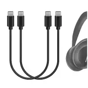 Geekria Type-C Charging Cable for Bose QCEarbudsII QCUltra QC45 QCSE QCUltraTWS