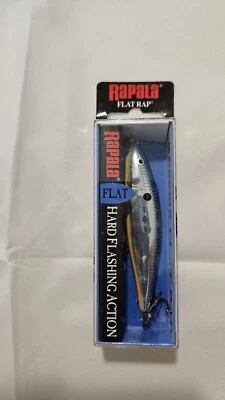 Rapala FLAT RAP FLR 8 SILVER BLUE 3 1/8" Flashbait/Jerkbait 1/4oz. Fishing Lure