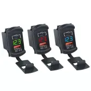 QC3.0&PD Dual USB Car Charger Socket Power Adapter LED Voltmeter For Car Boat RV