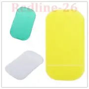 Anti-Slip Car Dashboard Sticky Pad Phone Holder NonSlip Mat- Yellow+Green+Clear