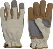 Barebones Living Leepa Glove Stone XL For Heavy-Duty Gardening/Weeding Ergonomic