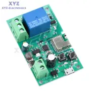Jog self-lock Smart Switch WiFi Wireless Relay Module APP Control USB 5V/DC7-32V