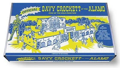Marx Davy Crockett at the Alamo Play Set Box