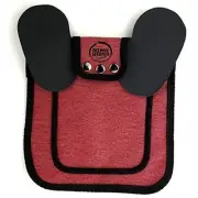 Medium-Large Chicken Saddle with Adjustable Straps, Chicken Apron, Burgundy