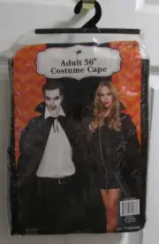 56" Costume Cape Adult Magicians Vampire Dracula Wizard Costume Tall Collar
