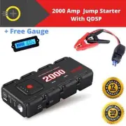 OZGO Jump Starter 2000A Power Bank Car Battery Pack 2000A Booster 12V Portable