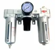 1/2" COMBO PARTICULATE FILTER REGULATOR LUBRICATOR COMPRESSED AIR Manual Drain