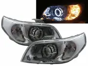 Gentra X 09-11 FACELIFT Hatchback CCFL Projector Headlight Chrome for DAEWOO LHD