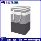Foldable Laundry Basket Standing Fabric Storage Basket for Home Bedroom AU