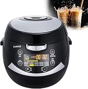 Touch Screen Milk Tea Machine, Commercial Pearl Machine, 9 Hoursinsulation Function, 5L Large Capacity, Touch Screen Design and One-Button Operation, Anti-Overflow Design, Non-Stick Pan Liner