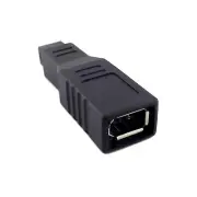 FireWire 800/400 Male 9 Pin To Female 6 Pin IEEE 1394 MacBook Adapter Converter