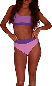 [Infamous Swim] Ginger Bikini Bottoms- Lilac Crystal