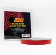 LAUCO DOUBLE SIDED ACRILIC FOAM TAPE 20YDS 1/2"