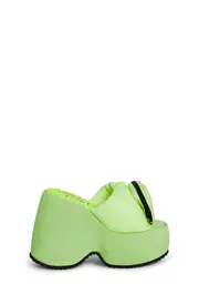 [Lemon Drop by Privileged] Kya Platform Sandals - Green
