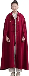[GHAKKE] Unisex Meditation Buddhist Cloak Warm Plush Meditation Outerwear Meditation Prayer Outfit Coat Traditional Monk Robe