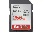 SanDisk 256GB Ultra SDXC UHS-I / Class 10 Memory Card, Speed Up to 150MB/s (SDSD