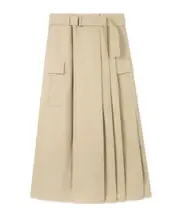 Kenzo Cargo Long Ripstop Skirt FR34,FR36 light brown
