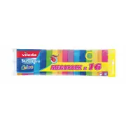 Vileda Multi-Coloured Microfibre Cloths - 16 Pack