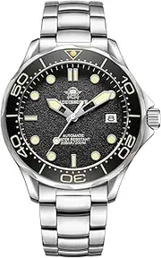 [ADDIESDIVE] Automatic Diver Watch for Men Steel Band Waterproof 200M Synthetic Sapphire Mechanical Movement NH35a