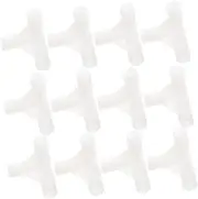 30PCS Durable Tent Pole Connectors PVC Canopy Elbow Fittings for Right Angle Three Way Joints Easy Replacement for Gazebos and Greenhouses Sturdy Construction