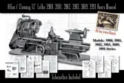 Atlas/Clausing 12" Lathe 3980, 3981, 3982, 3983, 3009, 3991 User Manual