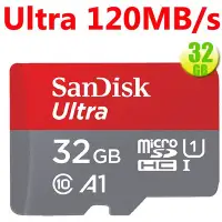 在飛比找Yahoo!奇摩拍賣優惠-SanDisk 32GB 32G microSDHC【Ult