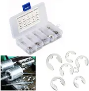 120Pcs M1.5-M10 Stainless Steel 304 E-clip Open Retaining Ring Assortment Set