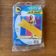 Bright Pink Vintage Splash Club Vinyl Air Mat Pool Lounge Float 27" x 72" New
