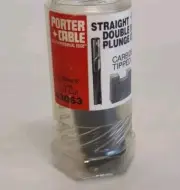 43063 Straight Double Flute Plunge PORTER CABLE Carbide Tip Router Bit 1/2 Shank
