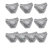 10 pieces of disposable cotton underwear, disposable and portable, pure cotton underwear, portable for men when going out