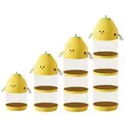 Plush Toy Storage Tube Pear Shape Transparent Doll Storage Bucket Security