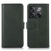 For OnePlus 10T 5G/Ace Pro 5G Clasp Cowhide Textured Phone Wallet Case Flip Cover Viewing Stand