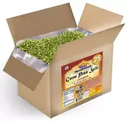 Rani Green Peas Split, Dried (Vatana, Matar) 400oz (25lbs) 11.36kg Bulk Box