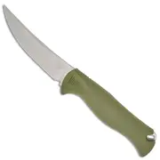 Benchmade Meatcrafter 10cm Fixed Blade Knife - Dark Olive / Grey