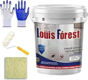 Louis Forest Epoxy Floor Paint, High-Gloss Marble Effect, Waterproof, Quick-Dry Non-Slip, Wear-Resistant (10, 0.5 Liters)