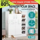 ALFORDSON Shoe Cabinet Storage Rack Drawer Organiser Shelf 21 Pairs White