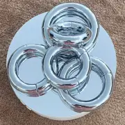 Stainless Steel Ball Stretcher Magnetic Scrotum Penis Ring Time Delayed Erection