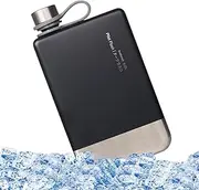 Whiskey Flask for Men | Rustproof Multipurpose Camping Water Bottle - Washable Liquor Canteen for Beer Beverage Drinks Coffee Spirits Soda Juice