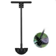 Half Moon Manual Lawn Edger - 36 Inch Long Handle- Heavy Duty Manual Edging T