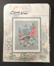 Cloud Nine Design BLUEBELL Original Watercolor By SHEILA ADAMS Cross Stitch Kit